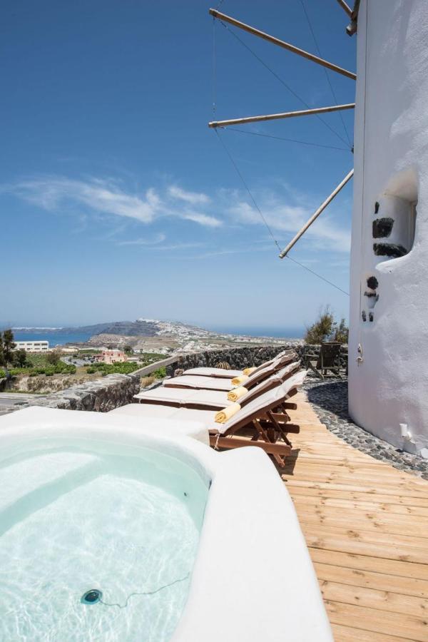 Anemoscope Windmill Villa Pyrgos Kallistis Bagian luar foto