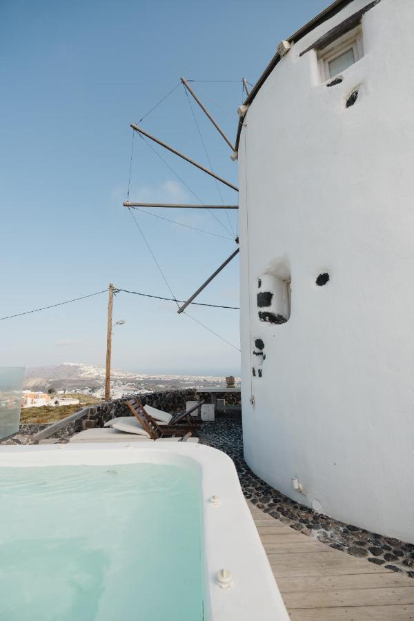 Anemoscope Windmill Villa Pyrgos Kallistis Bagian luar foto