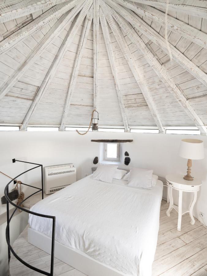 Anemoscope Windmill Villa Pyrgos Kallistis Bagian luar foto